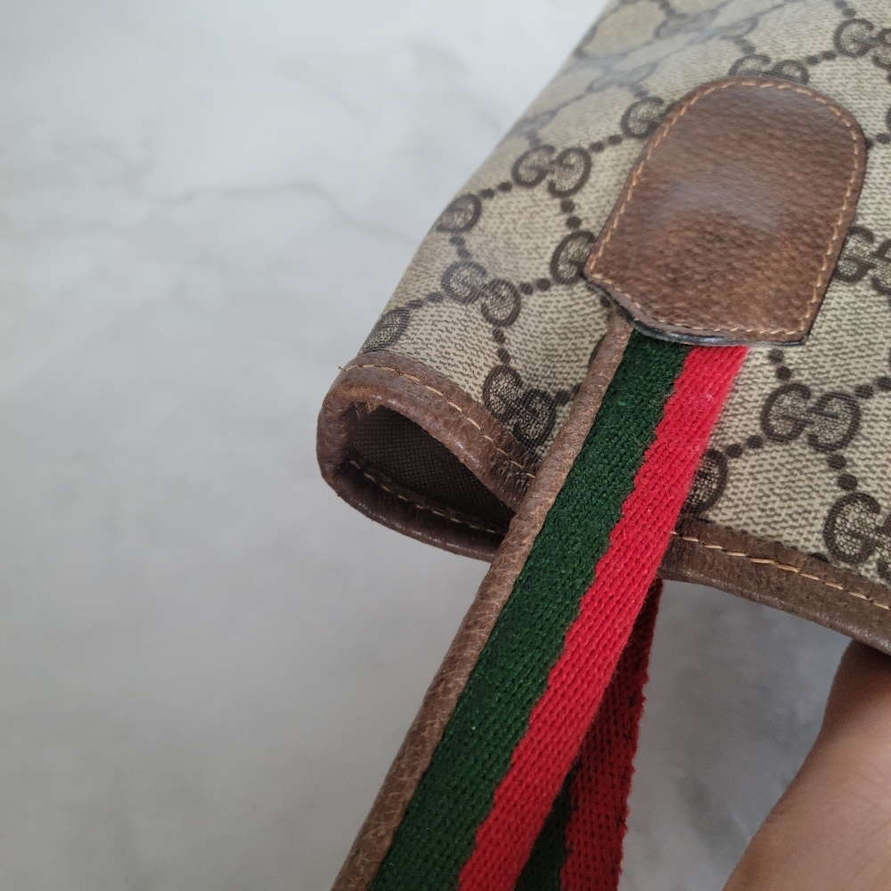 Authentic Gucci vintage GG canvas tote bag 39.02.003 (A25) - Picture 11 of 15